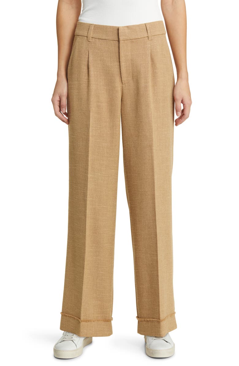 Wit & Wisdom 'Ab'Solution Skyrise Pleated Wide Leg Pants, Main, color, 
