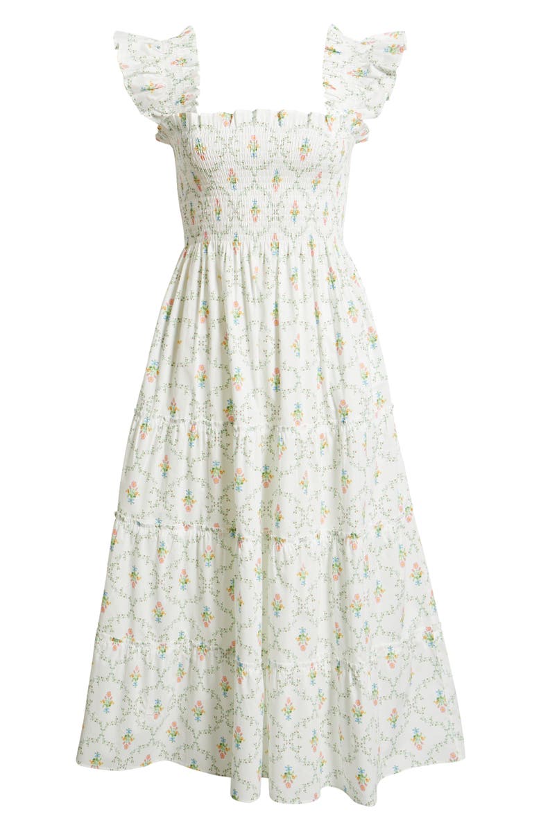 Hill House Home The Ellie Nap Dress, Alternate, color, Pastel Trellis