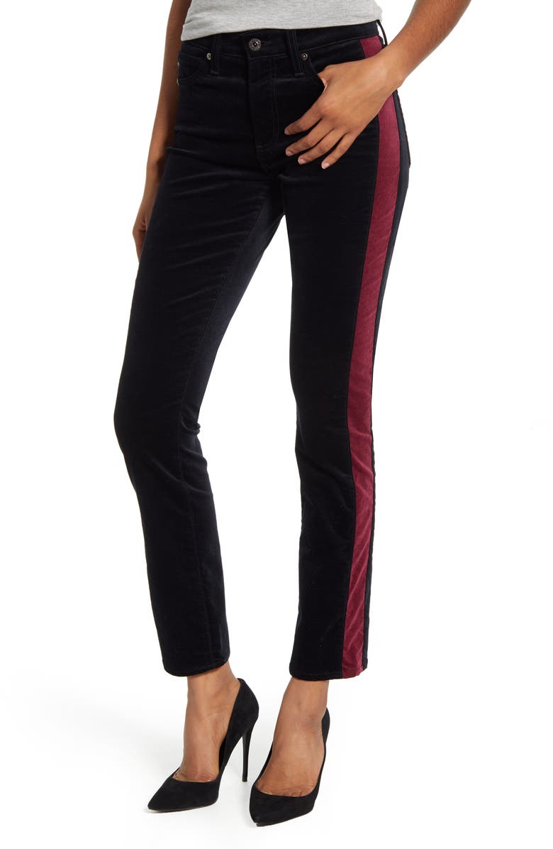 AG Mari Tuxedo Stripe Pants, Main, color,