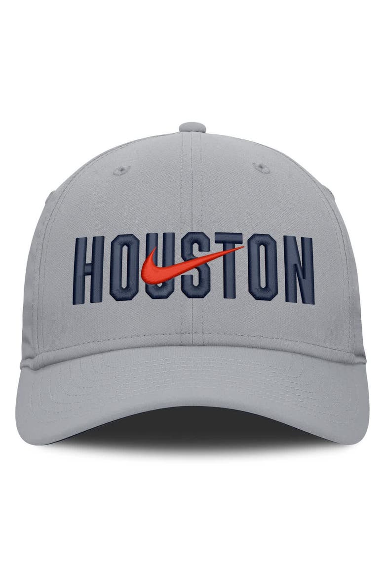 Men's Nike  Gray Houston Astros Primetime Rise Dri-FIT Flex Hat, Alternate, color, Gray