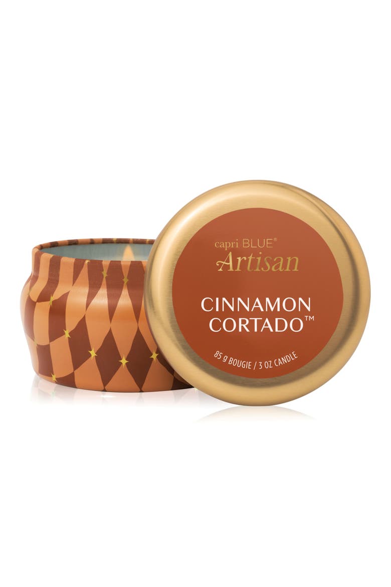 Winter Bazaar Cinnamon Cortado Mini Tin Candle, Main, color, CINNAMON CORTADO