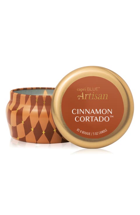 Winter Bazaar Cinnamon Cortado Mini Tin Candle