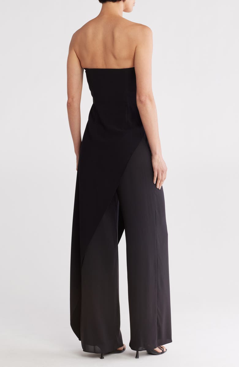 Alice + Olivia Alondra Strapless Jumpsuit, Alternate, color, 