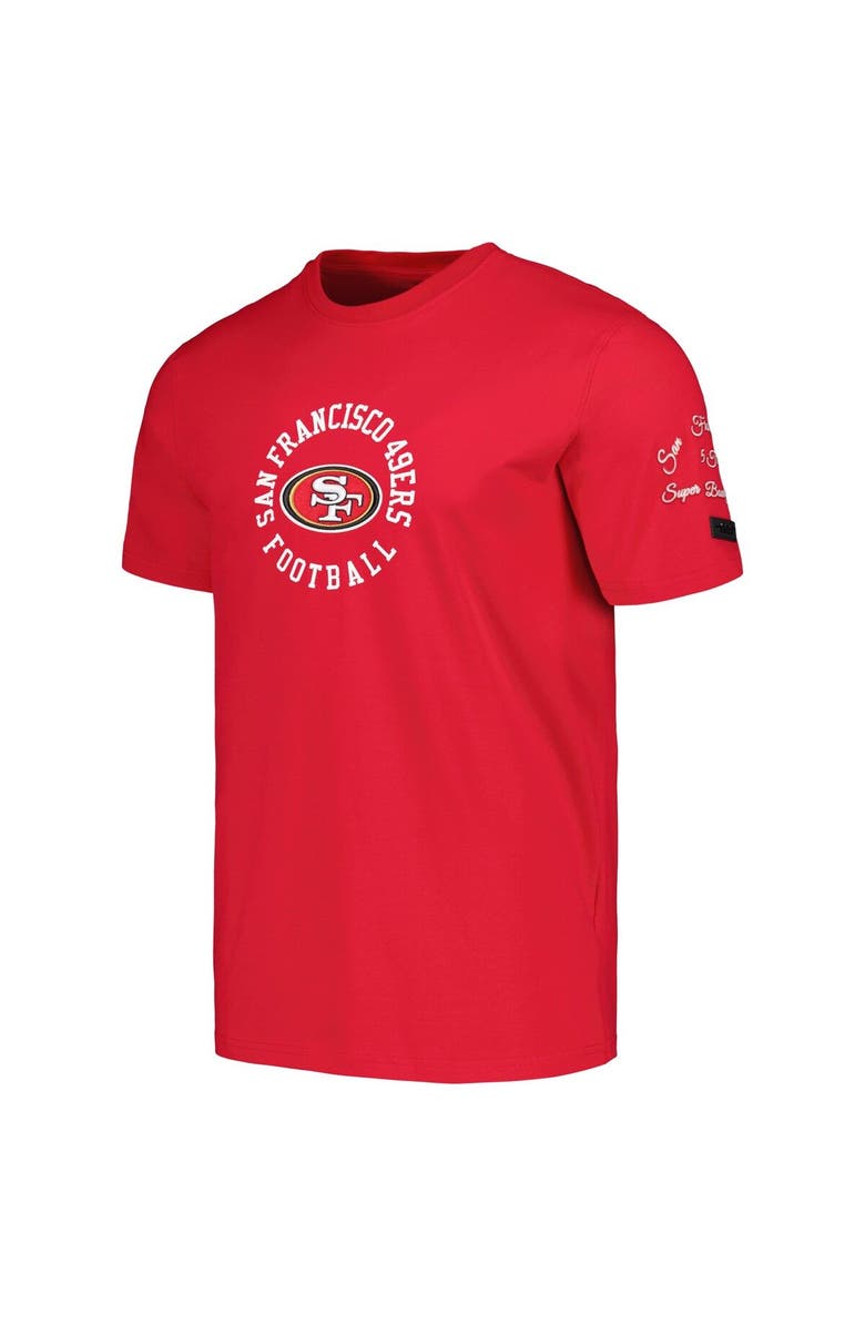 PRO STANDARD Men's Pro Standard Scarlet San Francisco 49ers Hybrid T-Shirt, Alternate, color, Scarlet