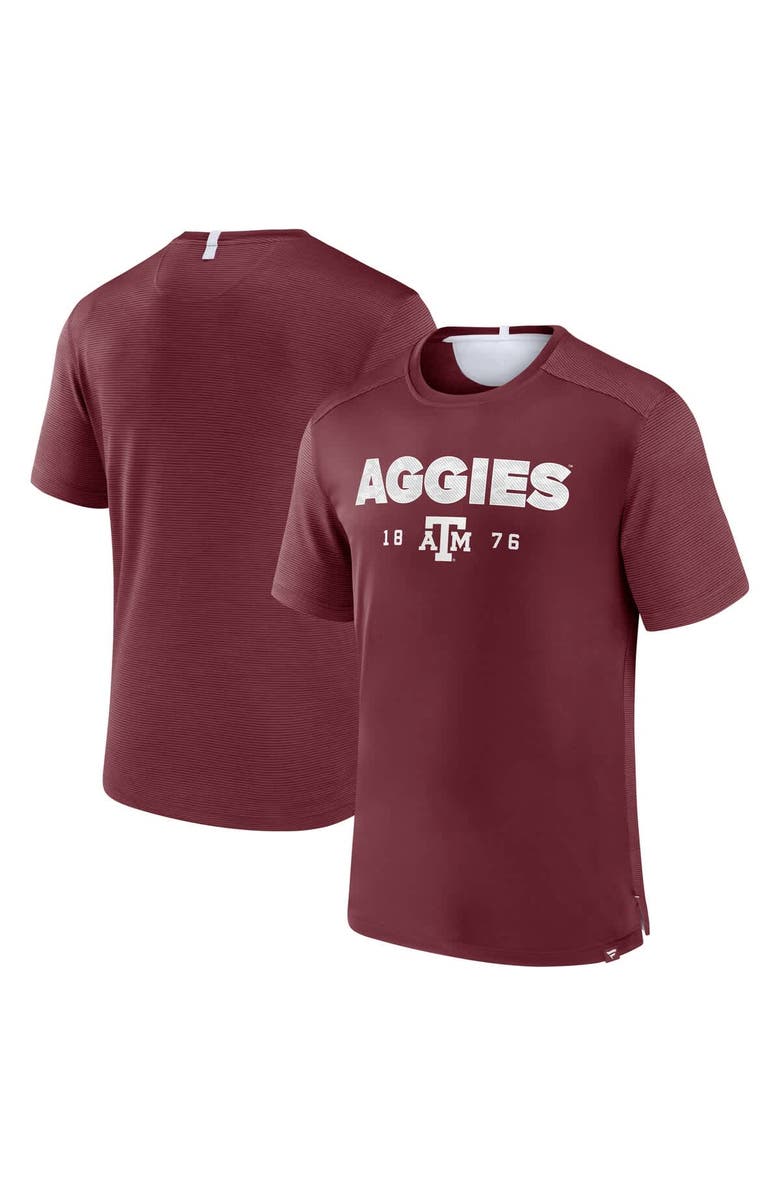 FANATICS Men's Fanatics Maroon Texas A&M Aggies Defender Rush T-Shirt, Main, color, Maroon