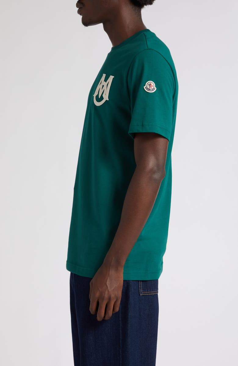 Moncler Logo Patch T-Shirt, Alternate, color,