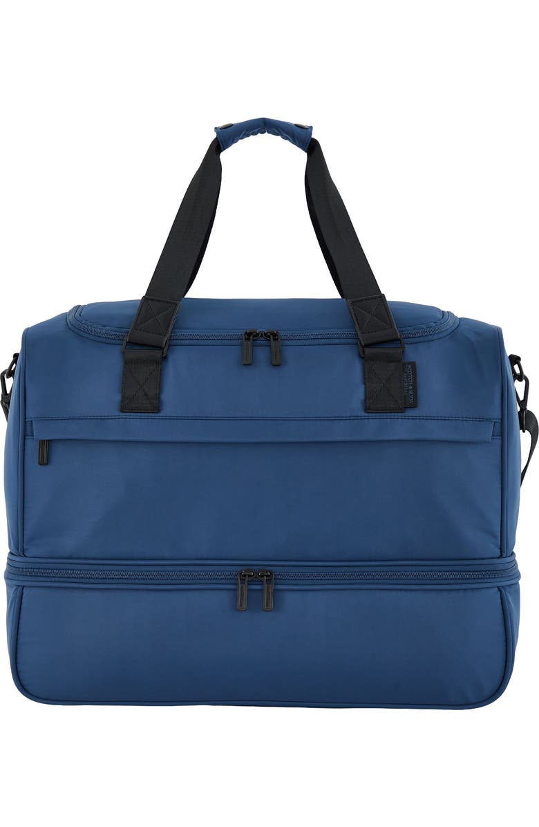 Scotch & Soda Eindhoven Two-Section Weekender Bag, Main, color, Ocean Blue