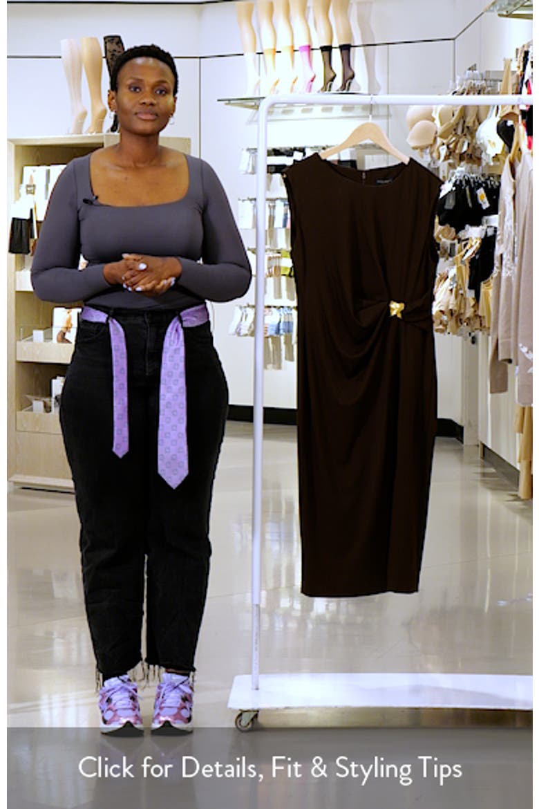 Twist Clasp Sheath Dress video