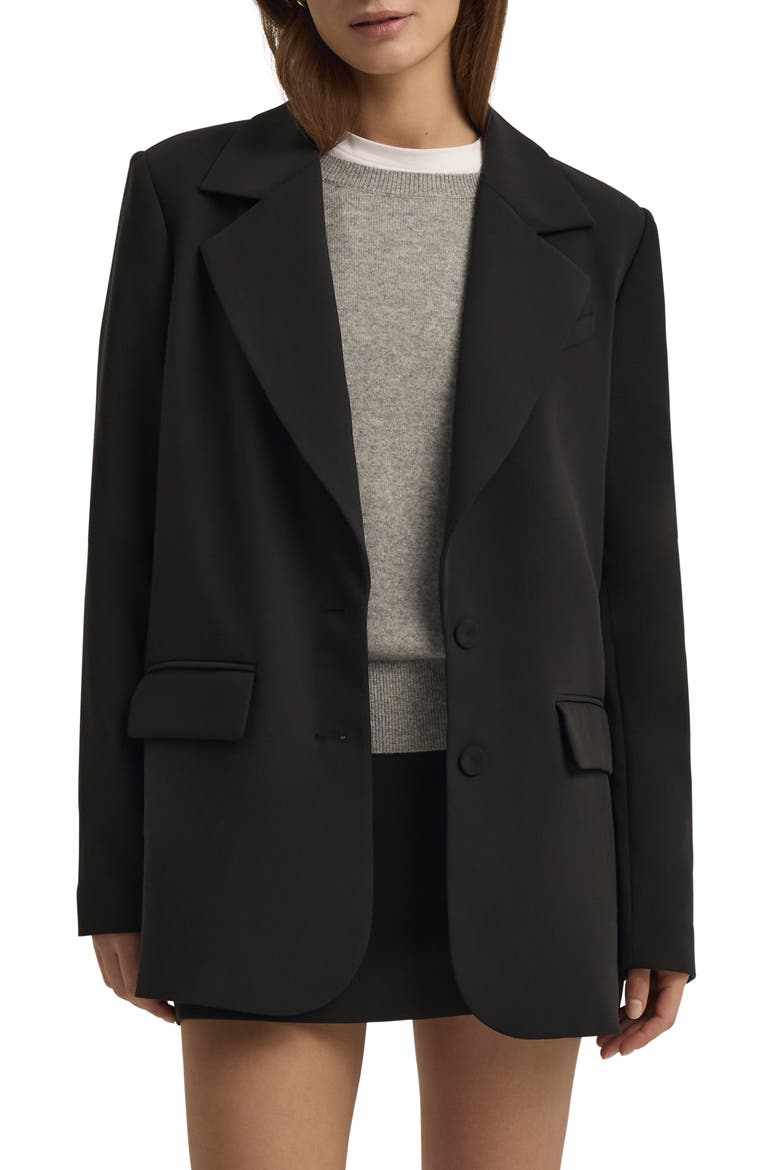 The Favorite Oversize Blazer, Main, color, BLACK