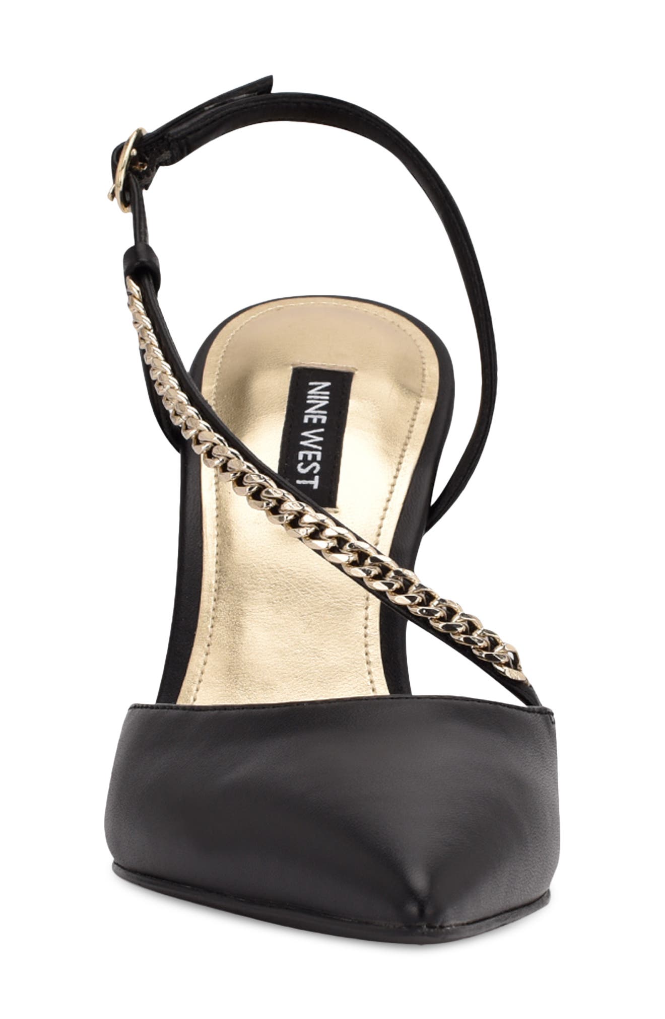 Nine West Finest Slingback Pointed Toe Pump, Alternate, color, 