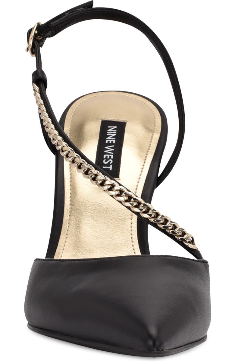 Nine West Finest Slingback Pointed Toe Pump, Alternate, color,