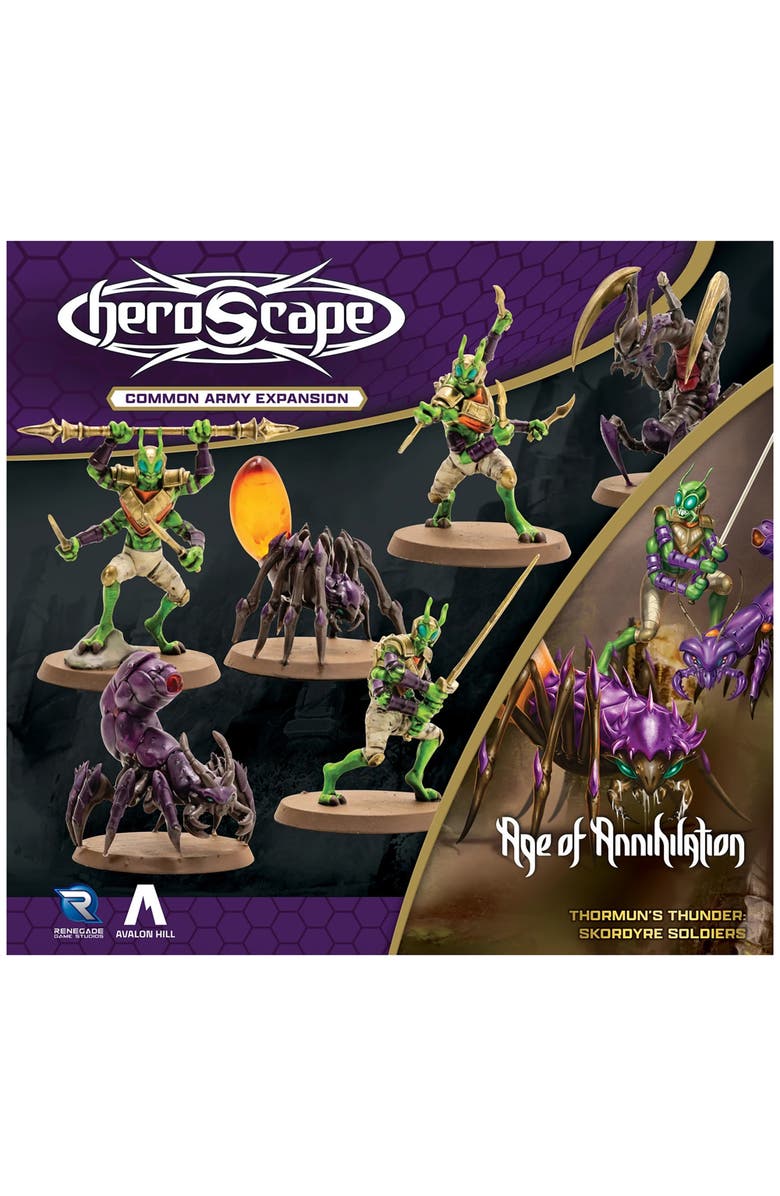 Renegade Game Studios Heroscape - 6 Unpainted Assembled Hero Miniatures, Alternate, color, Multicolored