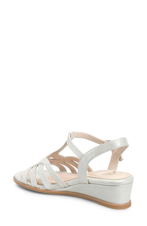 Söfft Scarlet Ankle Strap Wedge Sandal In Gold