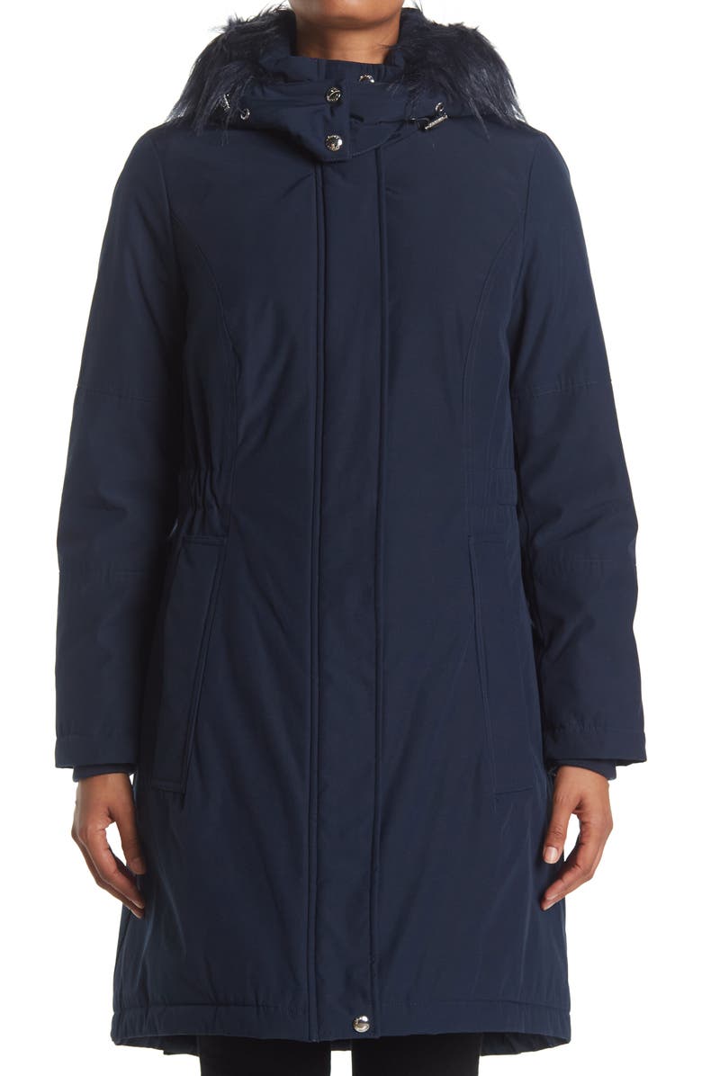 Tommy Hilfiger Faux Fur Trim Hooded Parka, Alternate, color,