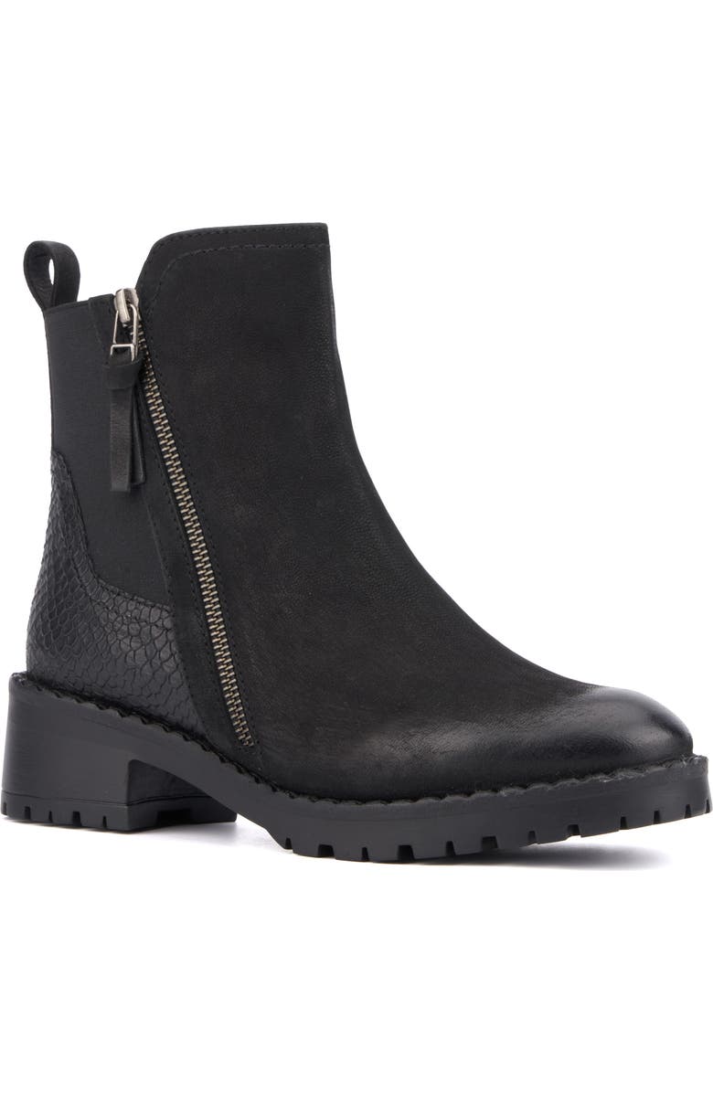 VINTAGE FOUNDRY Alara Zip Boot, Main, color, Black