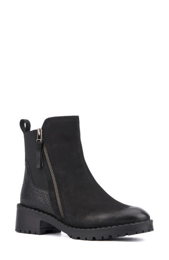 Vintage Foundry Alara Zip Boot In Black