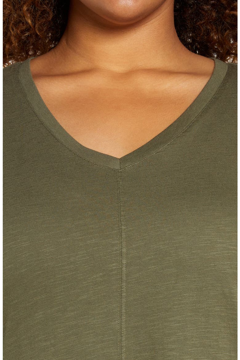 Shirttail Tank Dress, Alternate, color, OLIVE SARMA