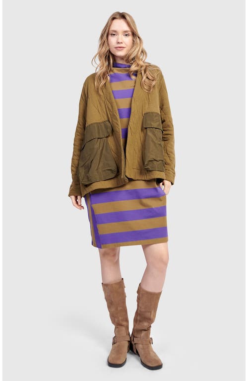 Alembika Parcel Quilted Jacket In Brown