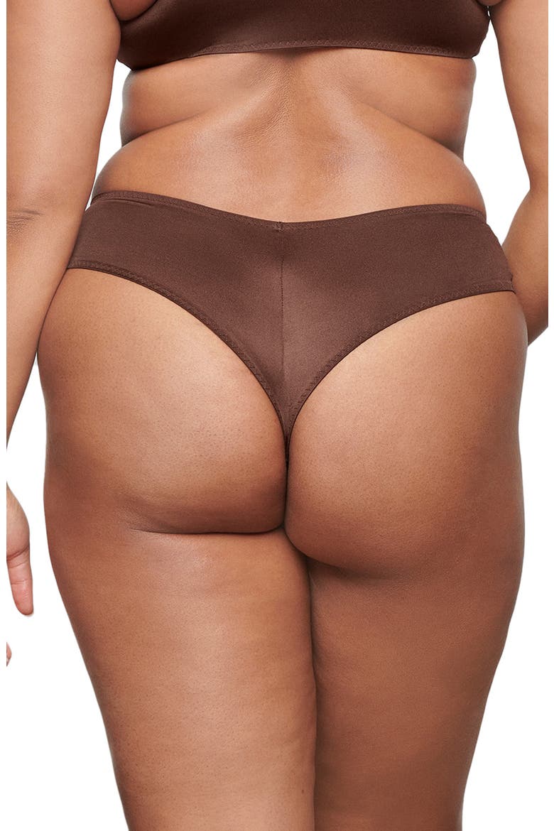 Satin Hipster Briefs, Alternate, color, BRONZE