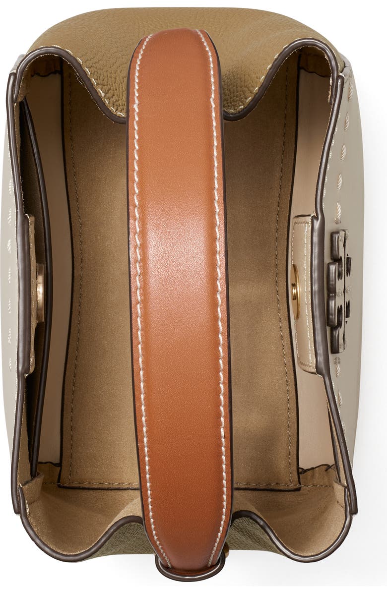 Tory Burch McGraw Colorblock Leather Bucket Bag, Alternate, color,