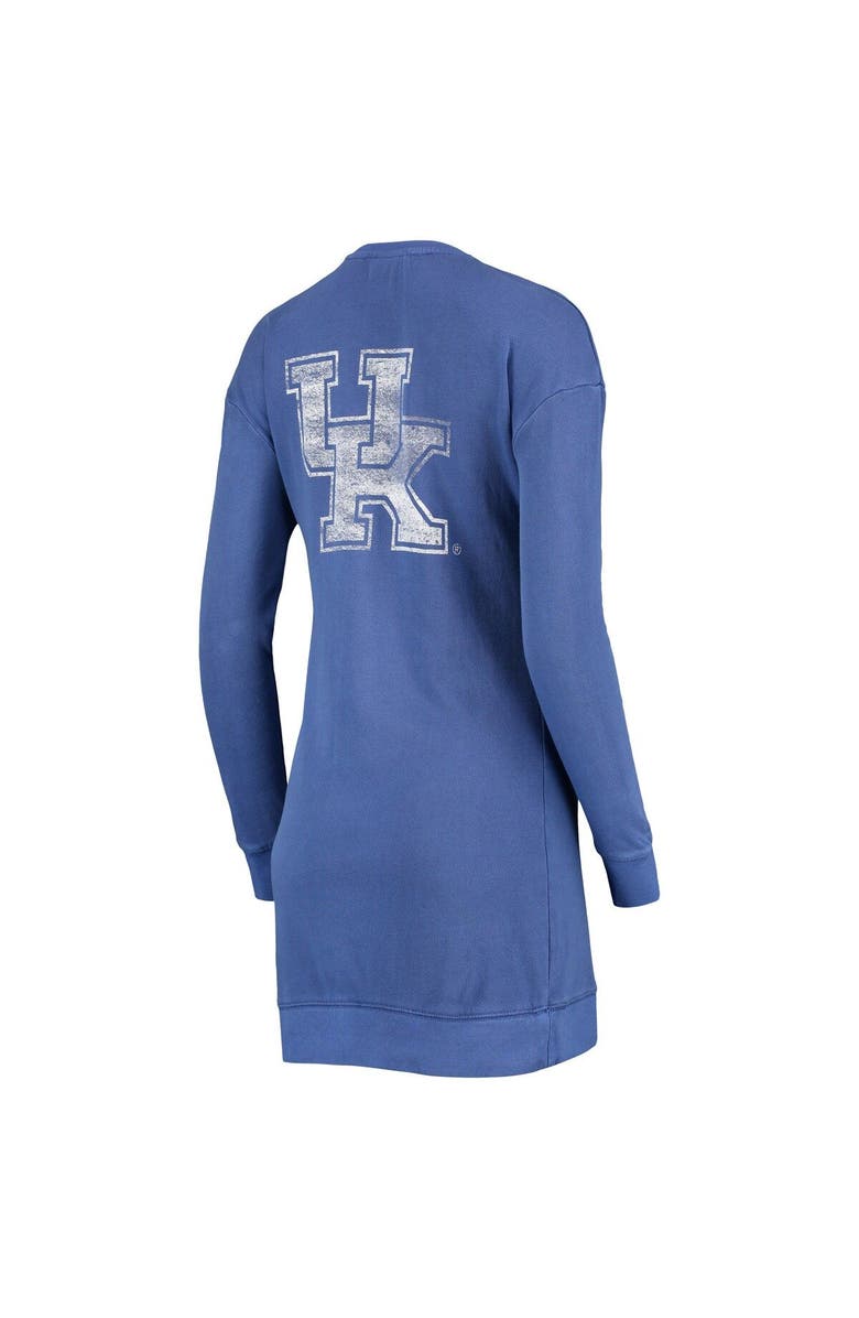 GAMEDAY COUTURE Women's Gameday Couture Royal Kentucky Wildcats 2-Hit Sweatshirt Mini Dress, Alternate, color, 