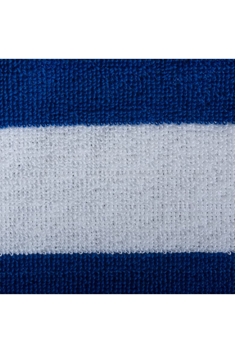Stripe Lounge Chair Beach Towel - Top Fitted Pocket 26x82", Alternate, color, Blue