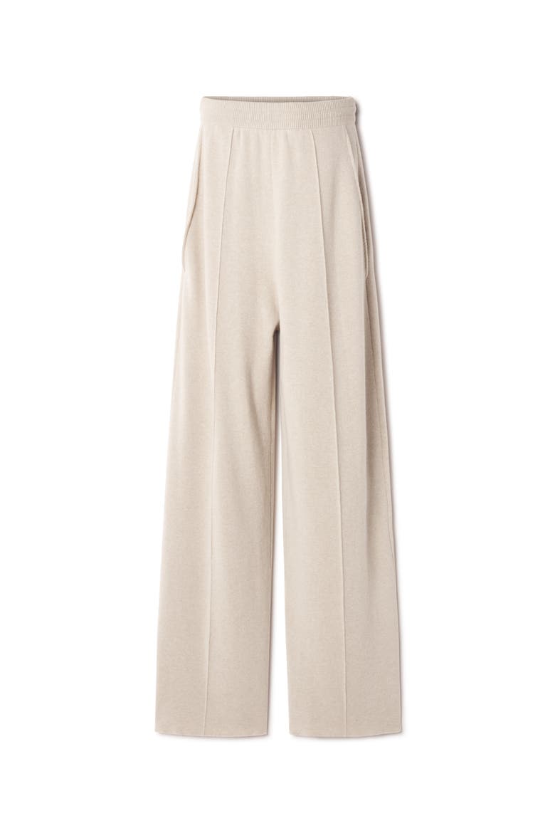 Straight-Leg Pants In Wool And Cashmere, Alternate, color, Moon