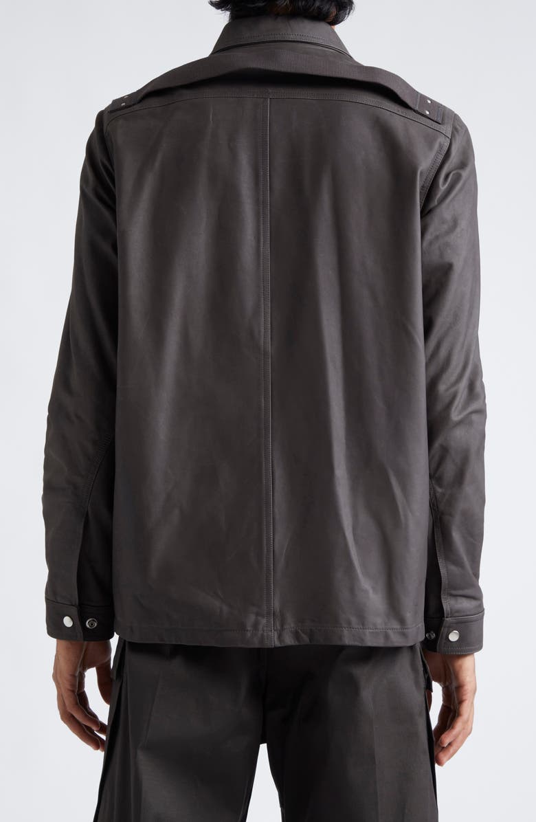 Rick Owens Porterville Brad Leather Jacket, Alternate, color, 