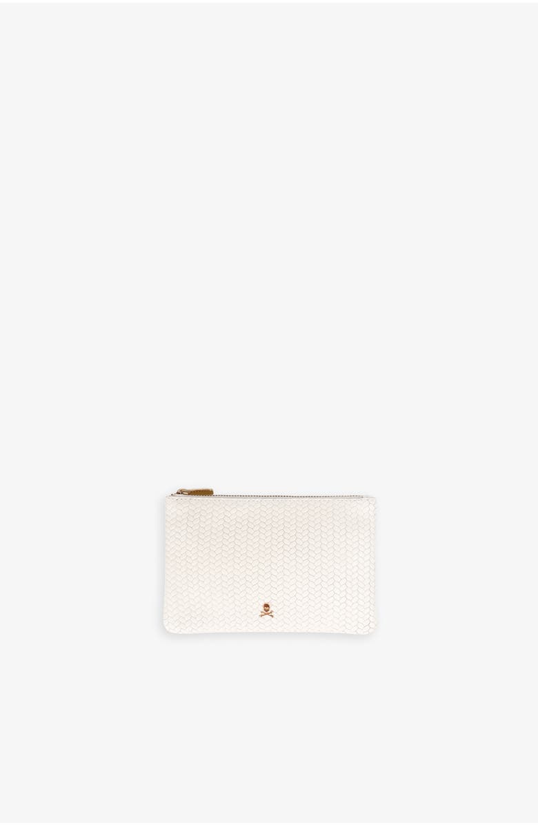 Scalpers Linawoven Wallet, Main, color, Offwhite