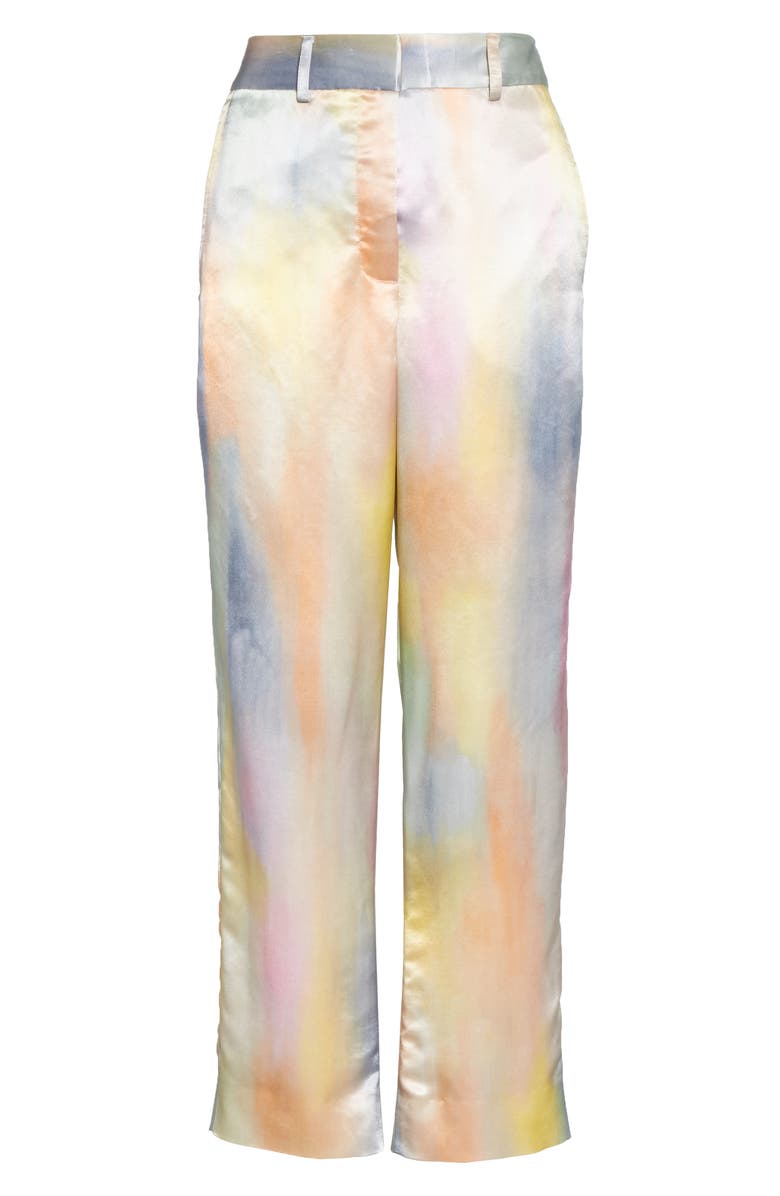 Sies Marjan Tie Dye Satin Pants, Alternate, color, 