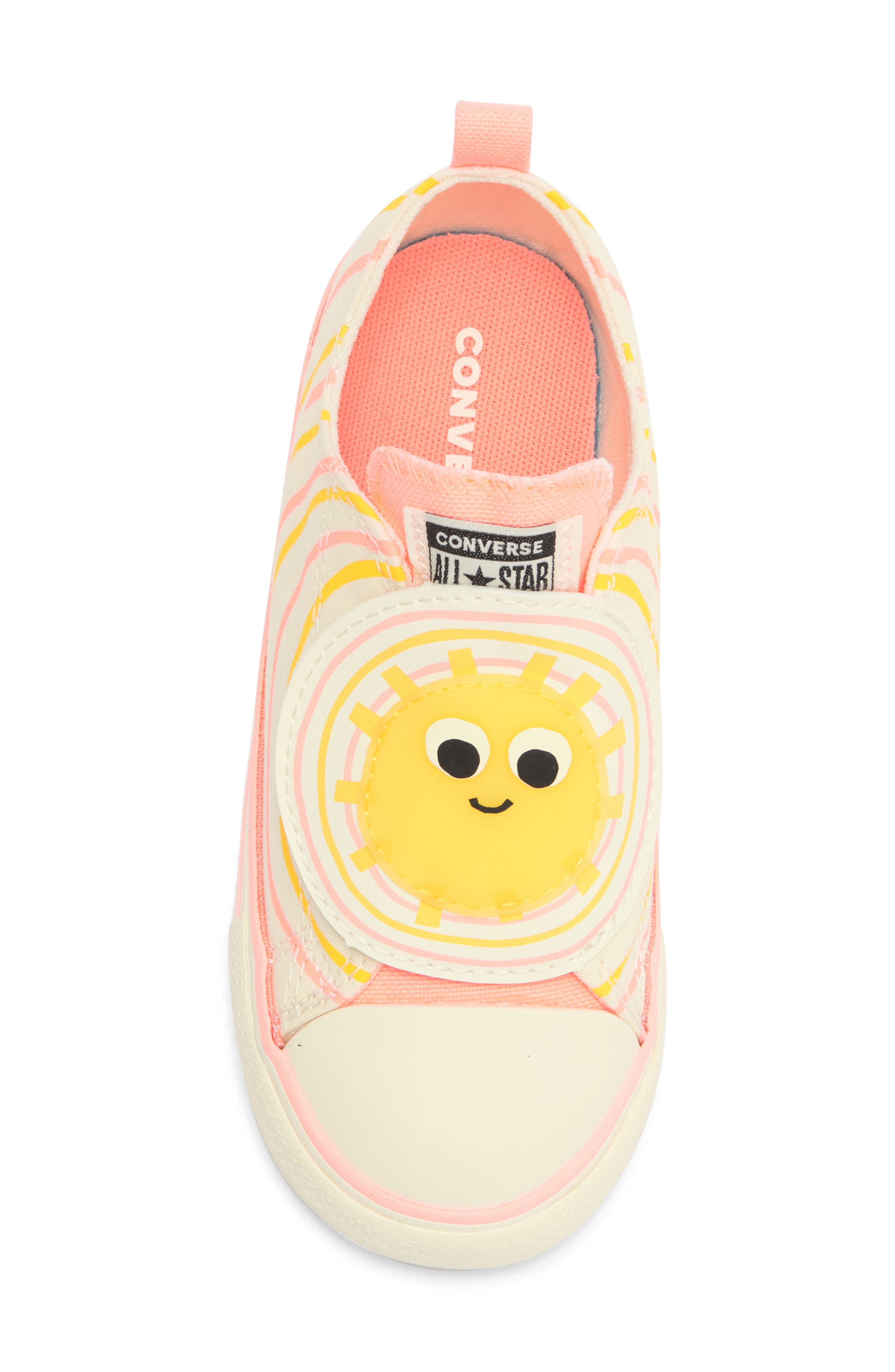 Chuck Taylor All Star Easy On Sunshine Low Top Sneaker, Alternate, color, EGRET/ ALL HEAT/ SUNNY OUTLOOK