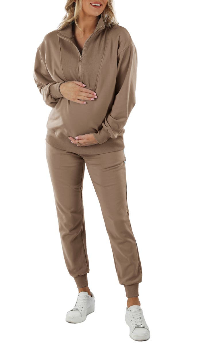 Angel Maternity Maternity/Nursing 2-Piece Track Set, Main, color,