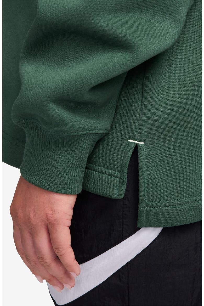 Sportswear Phoenix Johnny Collar Fleece Sweatshirt, Alternate, color, 323 FIR/ALBSTR