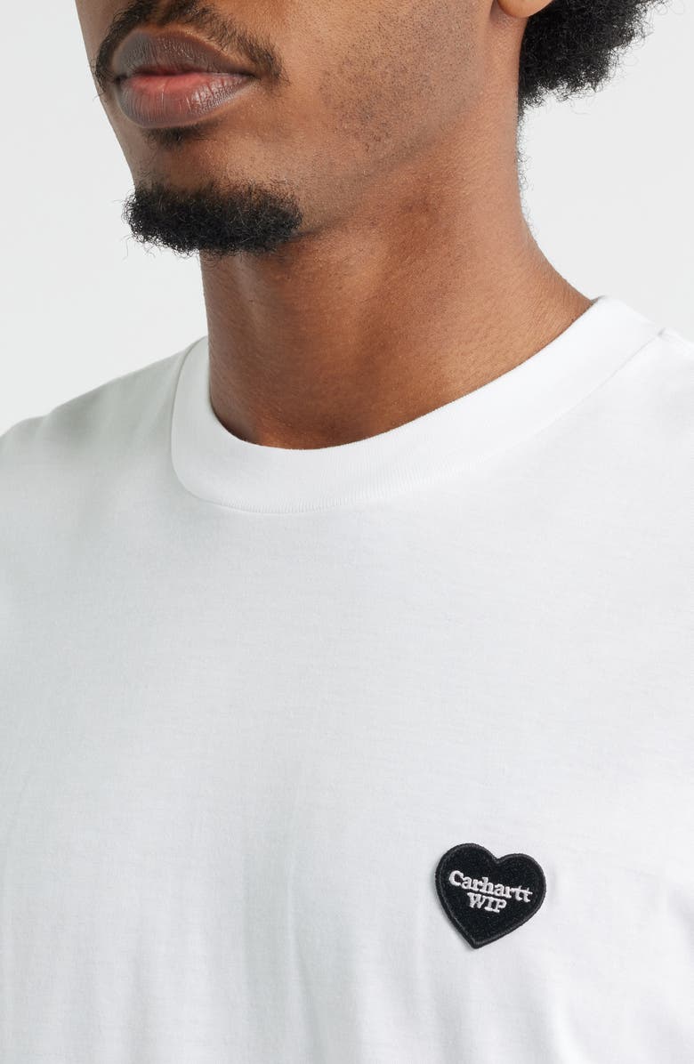 Carhartt Work In Progress Heart II Hartt Organic Cotton Graphic T-Shirt, Alternate, color, White