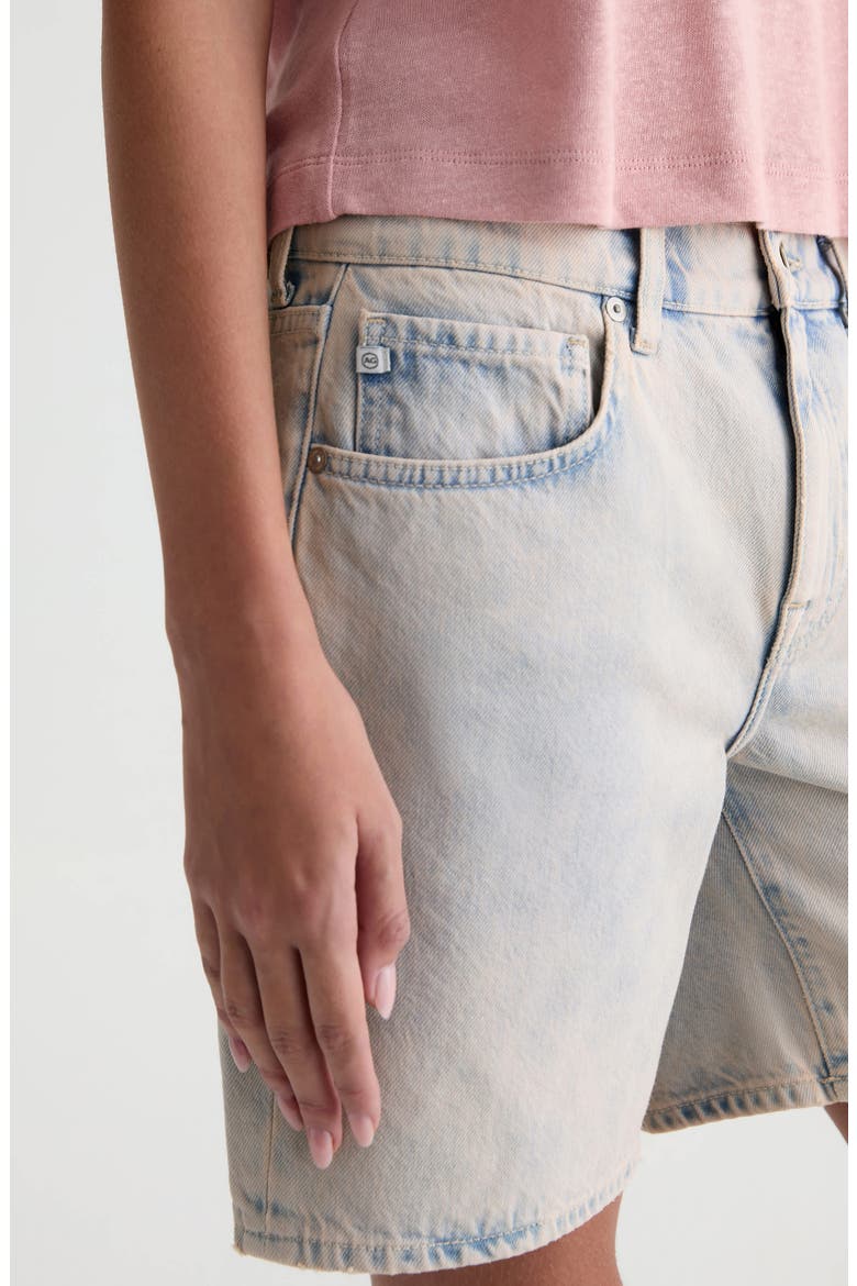 Ex-Boyfriend Mid Thigh Denim Shorts, Alternate, color, MOJAVE PINK