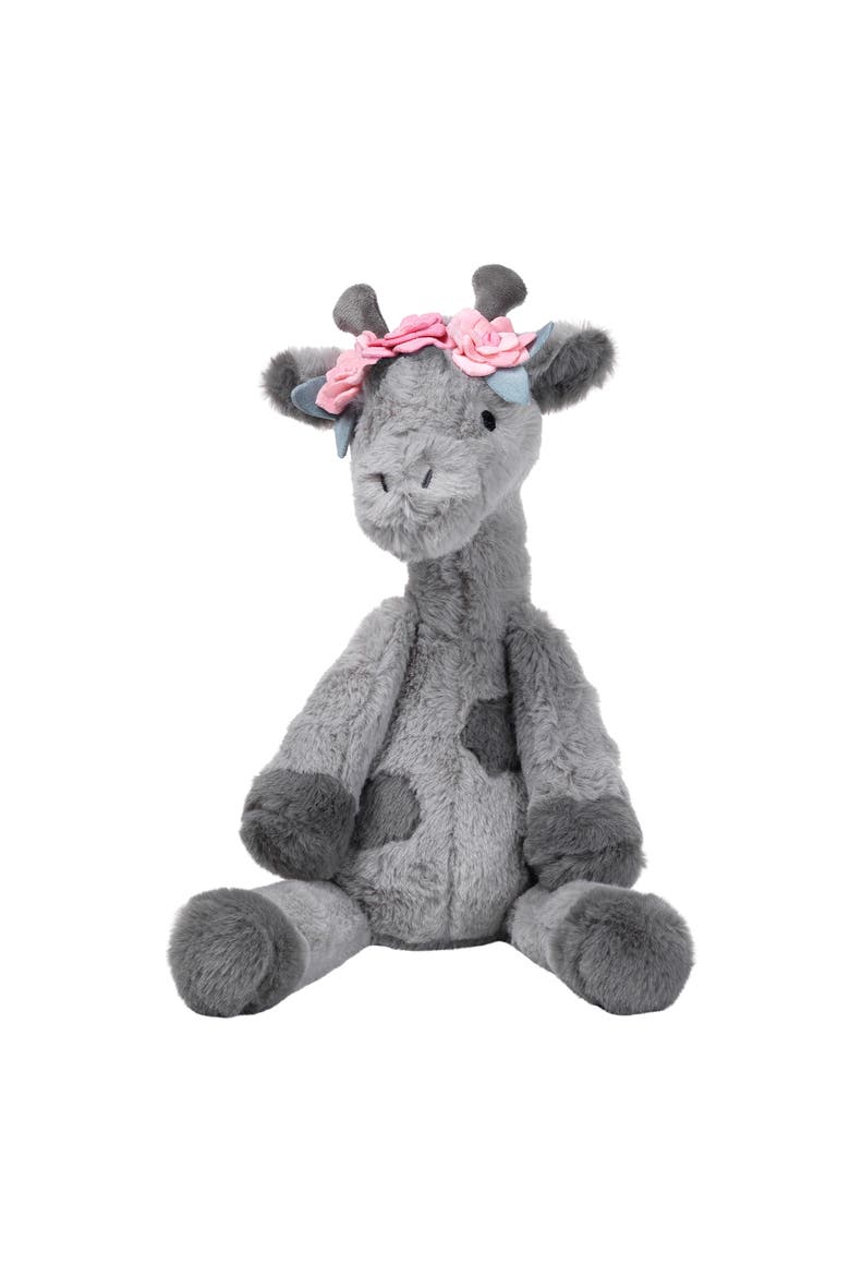 Giraffe and a Half Plush Stuffed Animal Toy - Skylar, Main, color, Gray