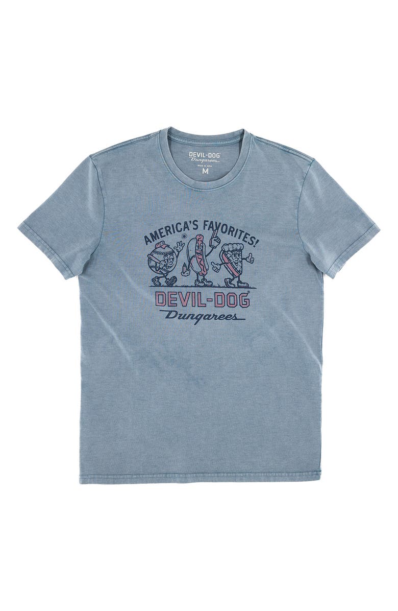 Devil-Dog Dungarees American's Favorites Graphic T-Shirt, Alternate, color, 