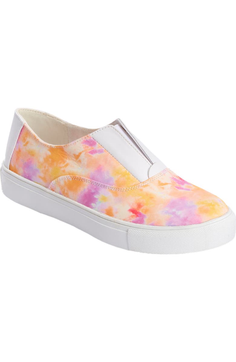 Comfortview The Maisy Sneaker, Main, color, Warm Tie Dye