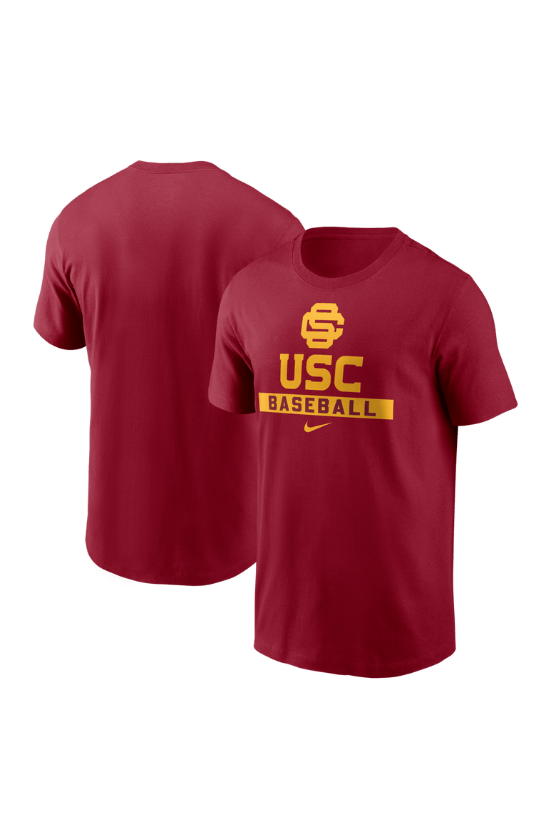 Men's Nike Cardinal USC Trojans Baseball T-Shirt, Main, color, Cardinal