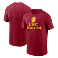 Nike Men's Nike Cardinal USC Trojans Baseball T-Shirt