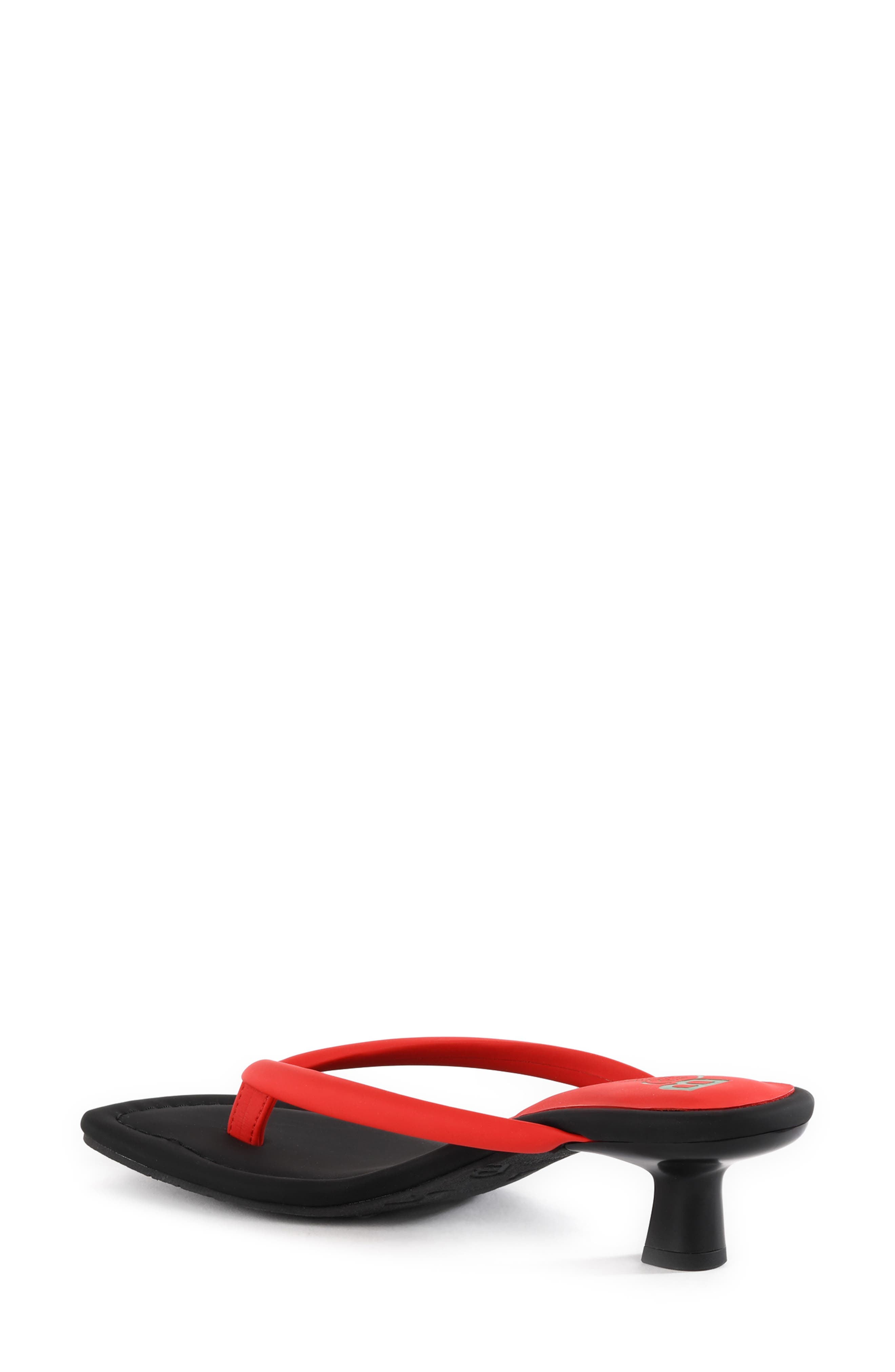 Riptide Kitten Heel Sandal, Alternate, color, RED