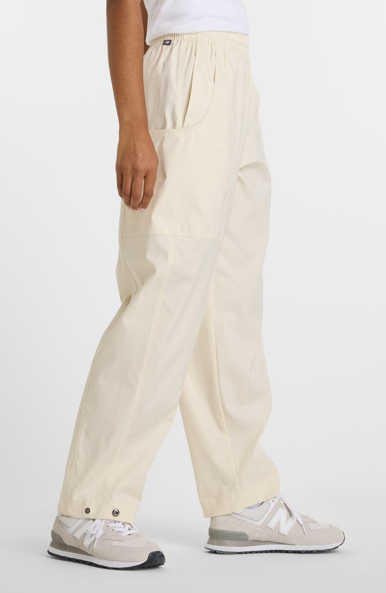 New Balance Crop Stretch Twill Utility Pants, Alternate, color, Beige