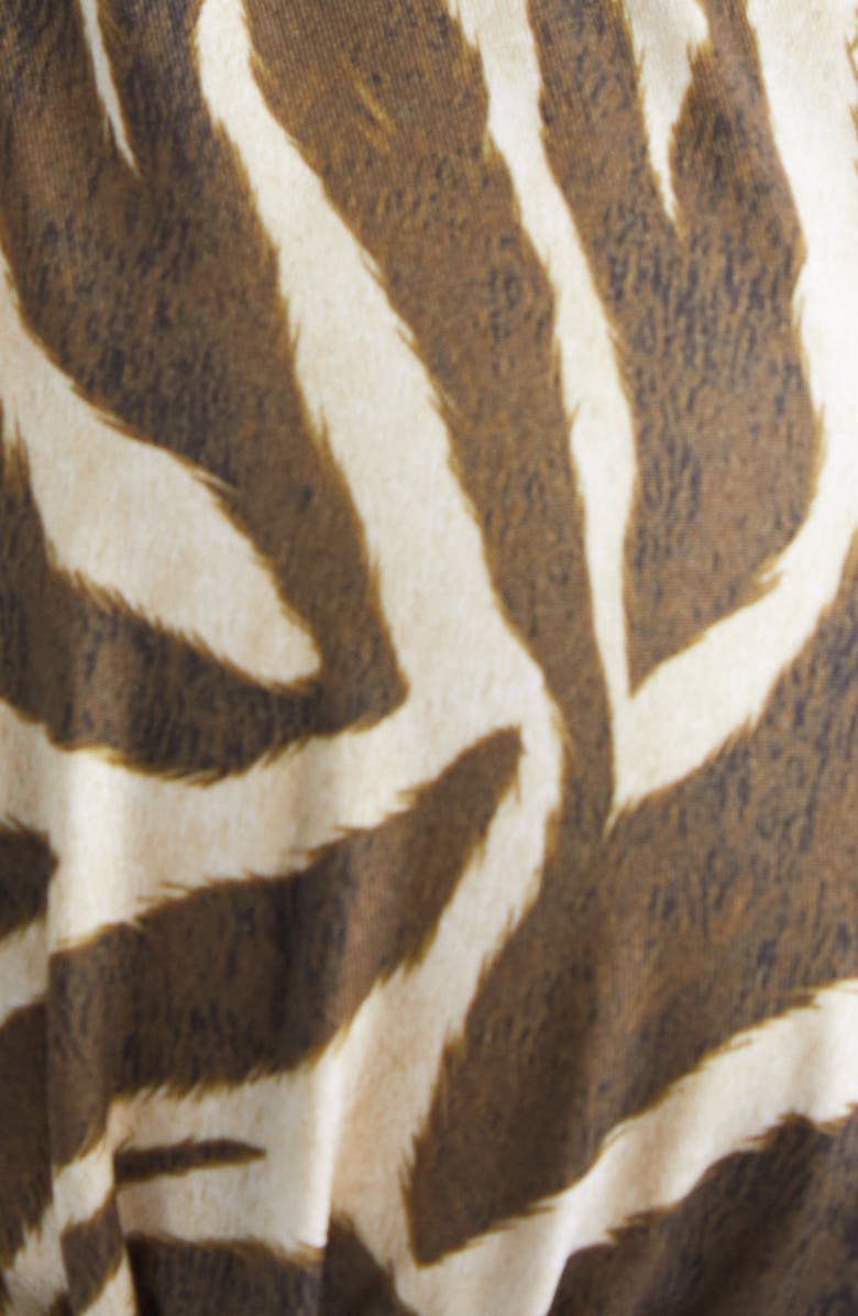 Zimmermann Wanderlust Ring Tie Two-Piece Bikini Swimsuit, Alternate, color, Zebra