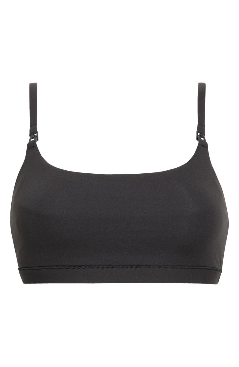 SKIMS Fits Everybody Maternity/Pumping Bra, Alternate, color, Onyx