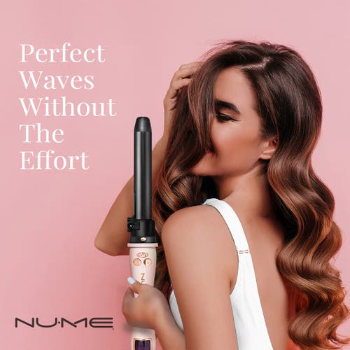Nume Showstopper Automatic Rotating Curling Iron In Pink