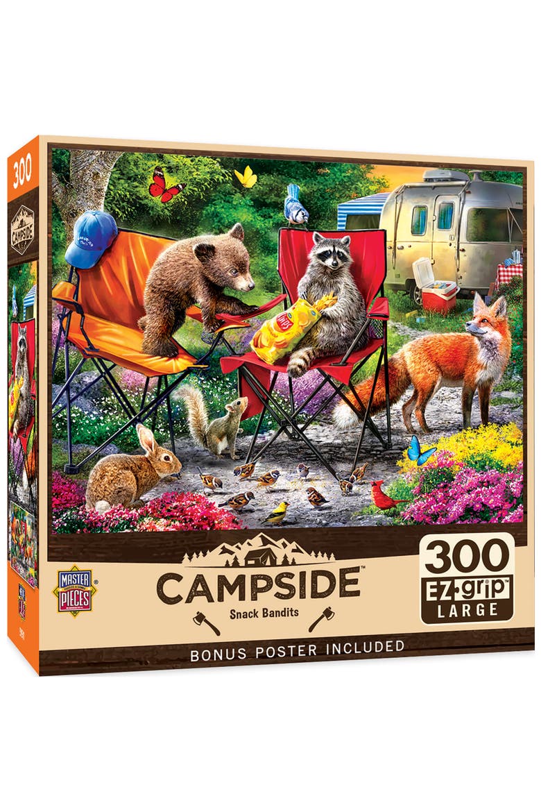 Snack Bandits 300 Piece Jigsaw Puzzle, Main, color, Multicolor