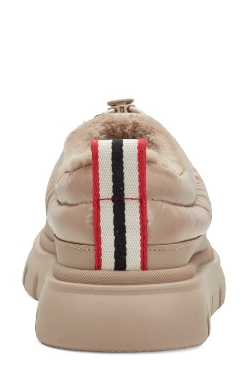 Hunter Madi Platform Puffer Slipper In Neutral