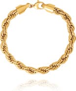 Lucky Brand Gold-Tone Rope Chain Bracelet