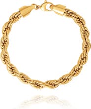 Lucky Brand Gold-Tone Rope Chain Bracelet