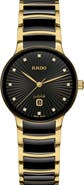RADO Centrix Diamond Ceramic Bracelet Watch, 30.5mm